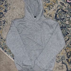 US size 2 grey top shop hoodie